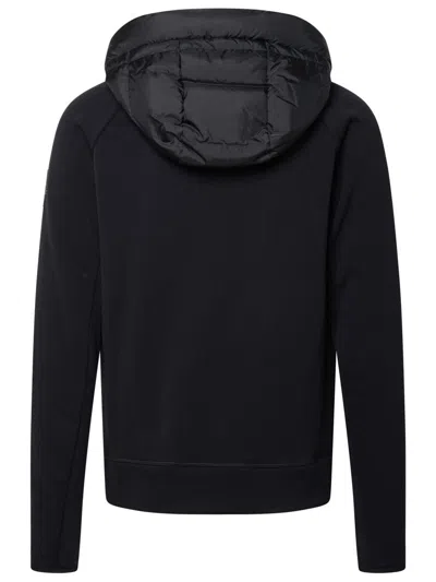 Shop Moncler Grenoble Black Polyester Blend Sweatshirt