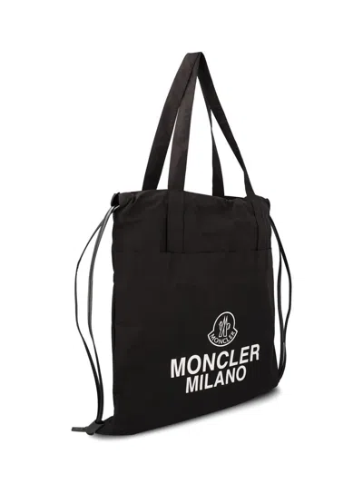 Shop Moncler Handbags In Black