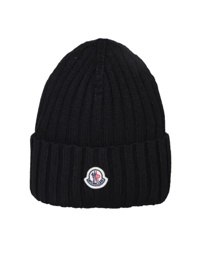 Shop Moncler Hats In Black