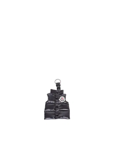 Shop Moncler Keyrings In Black