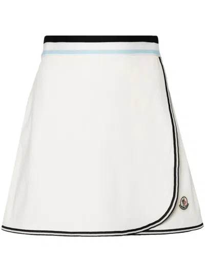 Shop Moncler Wrap Skirt Clothing In White