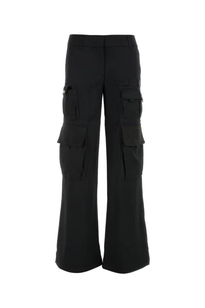 Shop Off-white Pants In Blackblack