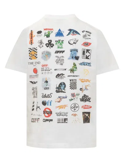Shop Off-white T-shirts In White/black