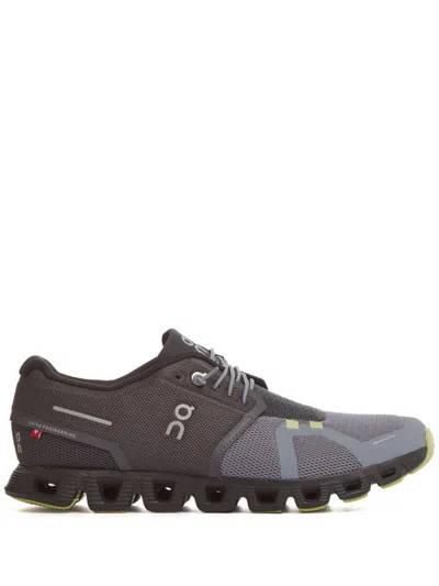 Shop On Running Cloud 5 Shoes In Magnet Fossil