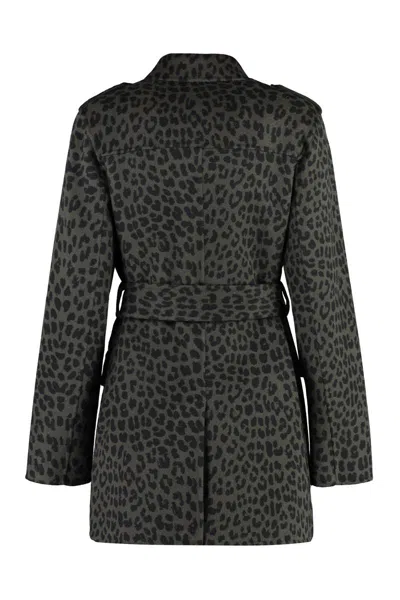 Shop P.a.r.o.s.h . Wool Blazer In Animalier