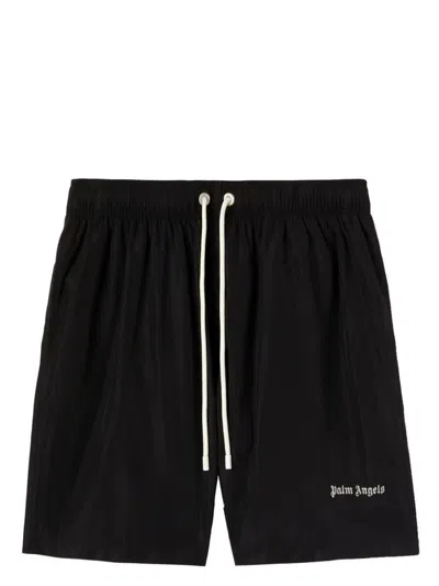 Shop Palm Angels Costume Shorts Clothing In Black