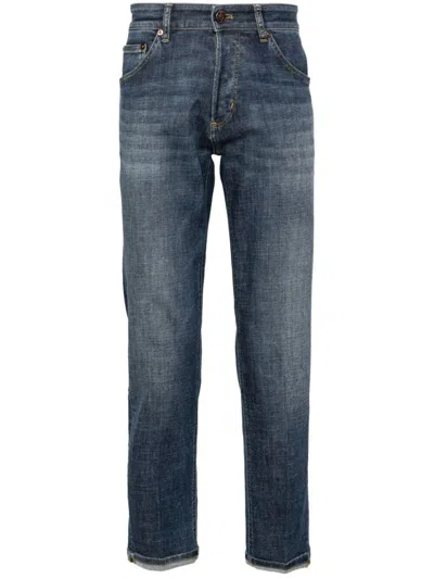 Shop Pantaloni Torino Jeans Raggae Clothing In Blue