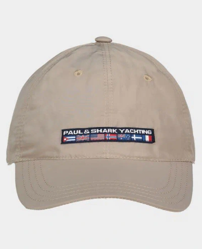 Shop Paul & Shark Hat In Nude & Neutrals