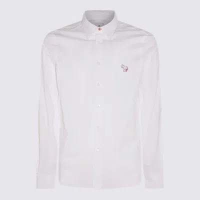 Shop Paul Smith White Cotton Shirt