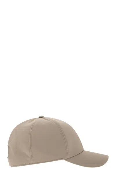 Peserico Men's Fabric Baseball Cap In Beige