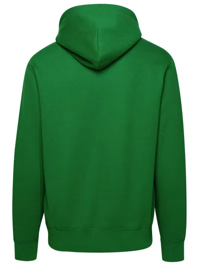 Shop Polo Ralph Lauren Green Cotton Blend Sweatshirt