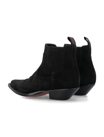Shop Sonora Idalgo Flower Ankle Boots In Black