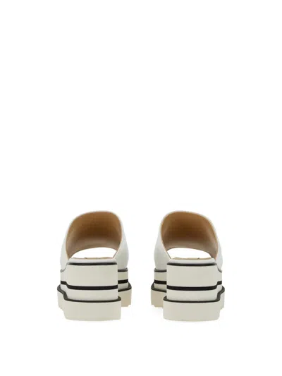 Shop Stella Mccartney Eco "sneakelyse" Sandal In White