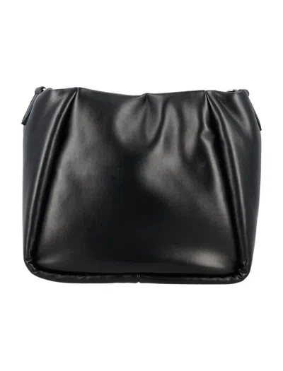 Shop Stella Mccartney Padded Mini Crossbody Bag In Black