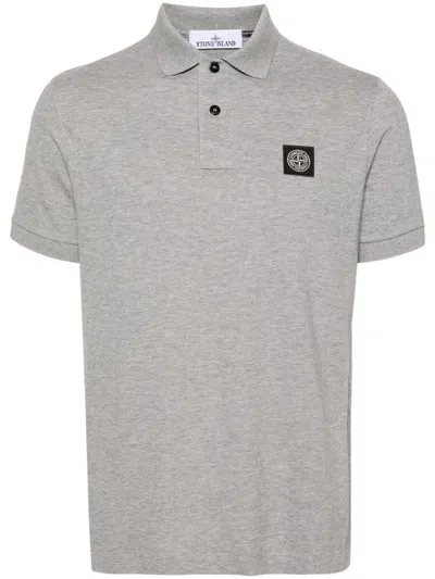 Shop Stone Island T-shirts And Polos In Grey