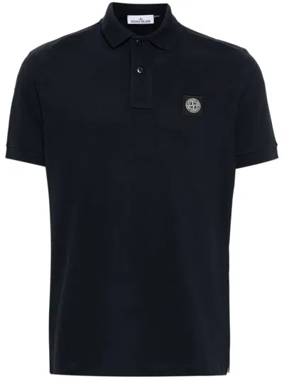 Shop Stone Island T-shirts And Polos In Blue