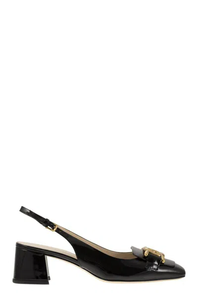 Shop Tod's Décolleté Slingback Kate In Black