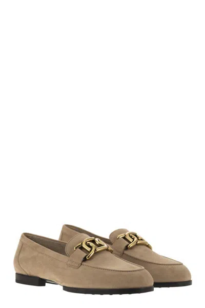 Tod's Loafers In Beige