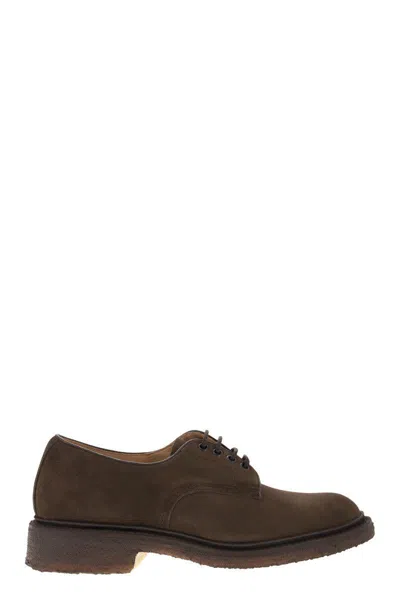 Shop Tricker's Daniel - Suede Leather Lace-up In Brown