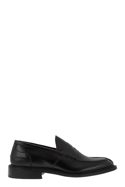 Shop Tricker's James - Leather Loafer In Black