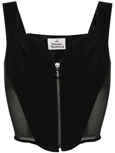 Shop Vivienne Westwood Corset Clothing In Black
