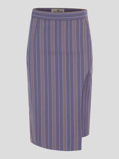 Shop Vivienne Westwood Skirts In Purple