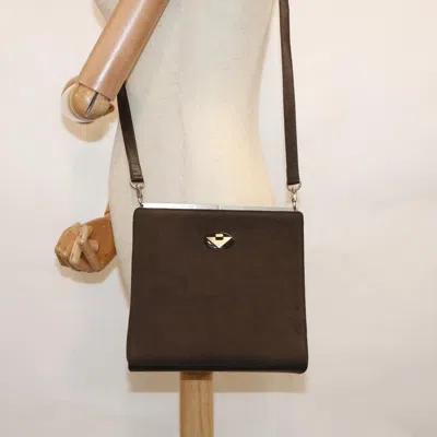 Shop Bottega Veneta Brown Synthetic Shoulder Bag ()