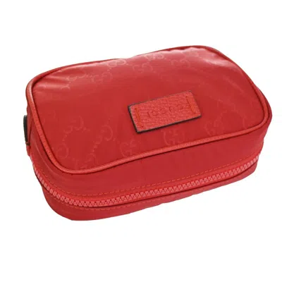 Shop Gucci -- Red Synthetic Clutch Bag ()