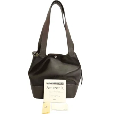 Shop Hermes Hermès Picotin Brown Leather Shoulder Bag ()
