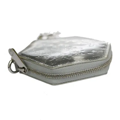 Pre-owned Louis Vuitton Porte Monnaie Zippy Silver Patent Leather Wallet  ()