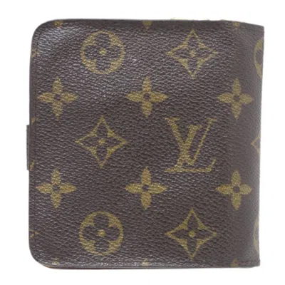 Pre-owned Louis Vuitton Viennois Brown Canvas Wallet  ()