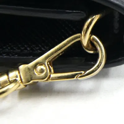Shop Prada Black Leather Clutch Bag ()