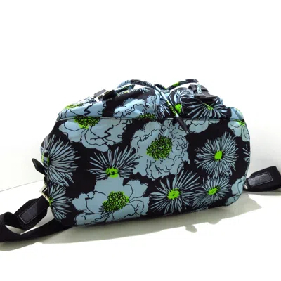 Shop Prada Tessuto Multicolour Synthetic Backpack Bag ()