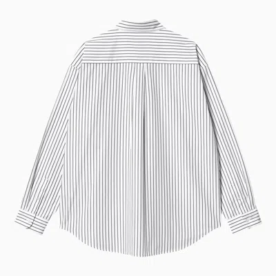Shop Carhartt Wip White Striped Cotton Shirt
