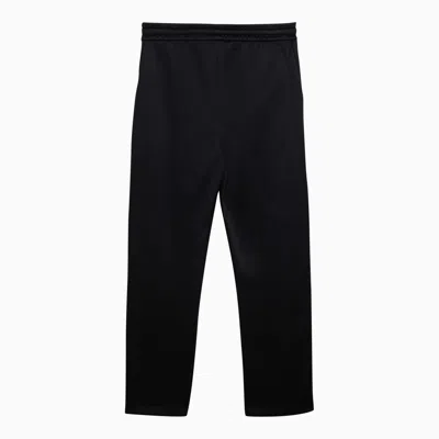 Shop Fear Of God Black Striped Nylon And Cotton Jogging Trousers