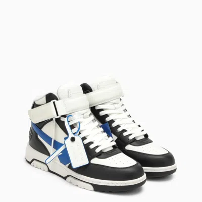Shop Off-white Off White™ Out Of Office Black/navy Blue High Top Trainer