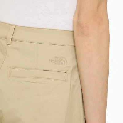 Shop The North Face Beige Cotton Blend Bermuda Shorts