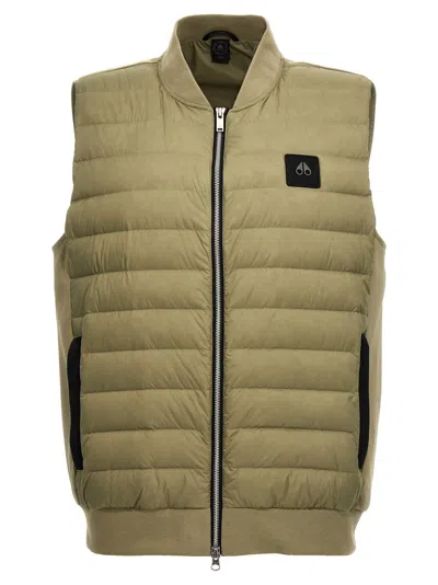 Shop Moose Knuckles Air Down Explorer Gilet Green