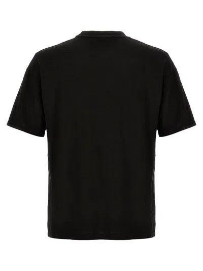 Shop Ma'ry'ya Linen T-shirt Black
