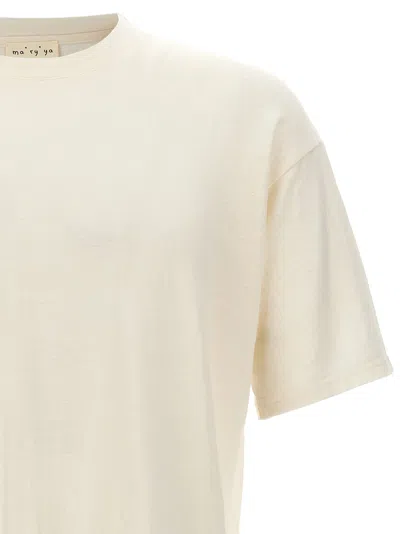 Shop Ma'ry'ya Linen T-shirt White