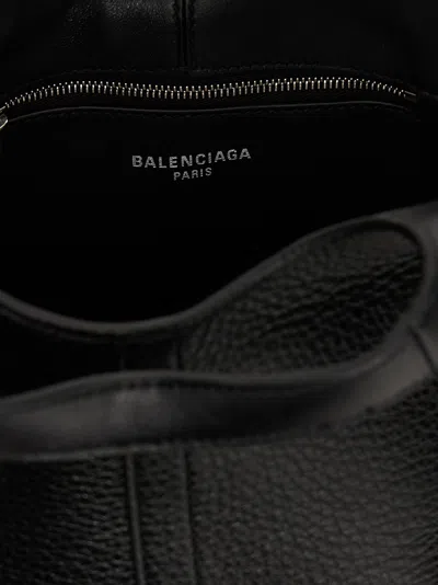 Shop Balenciaga Locker Hobo Hand Bags Black