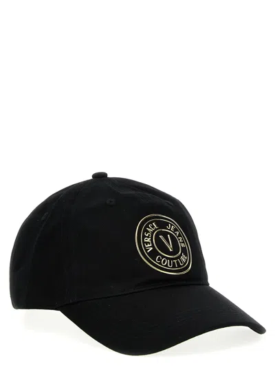 Shop Versace Jeans Couture Logo Cap Hats Black