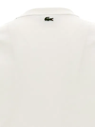 Shop Lacoste Logo Print Sweatshirt White