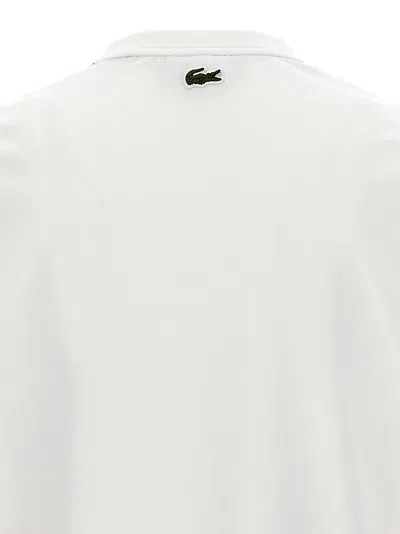 Shop Lacoste Logo Print T-shirt White