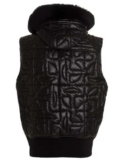 Shop Moose Knuckles X Telfar Vest Gilet Black