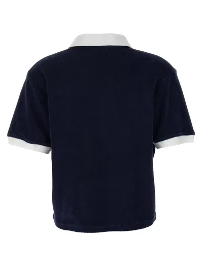 Shop Sporty And Rich Prince Sporty Terry Polo Blue