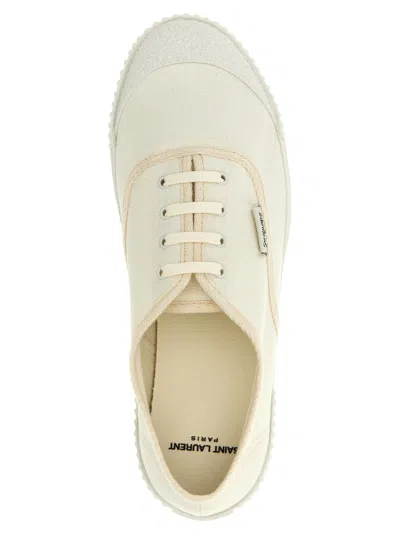 Shop Saint Laurent Wes Sneakers White