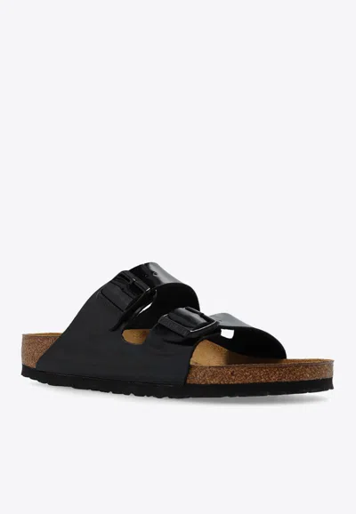 Birkenstock Arizona Double-strap Slides In Black