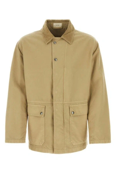 Shop The Row Man Beige Cotton Frank Jacket In Brown