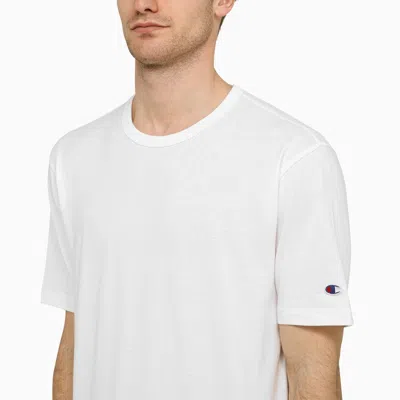 Shop Champion White Cotton Crew Neck T Shirt